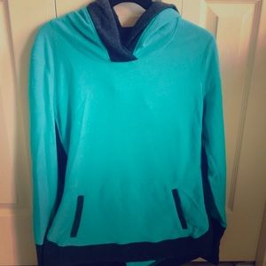 Blue & Grey Sweatshirt Hoodie